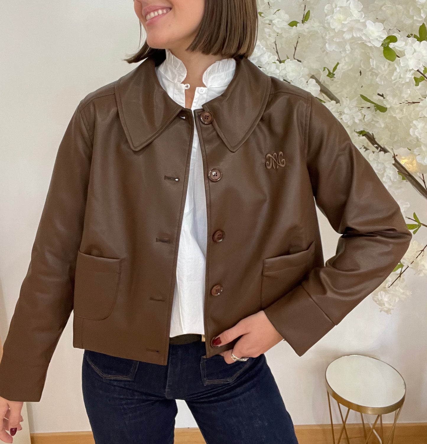 VESTE CLAUDIA - CHOCOLAT