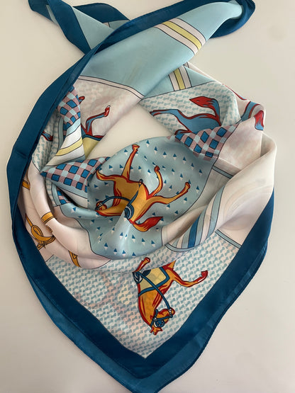 FOULARD ASIE MOYEN - CIEL