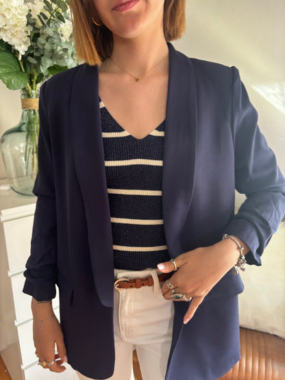 VESTE BLAZER BALI - BLEU MARINE