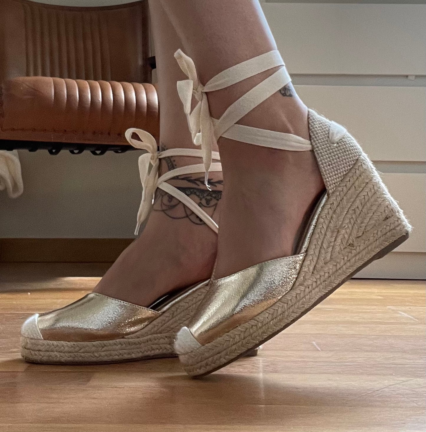 ESPADRILLES BIARITZ - DORÉ