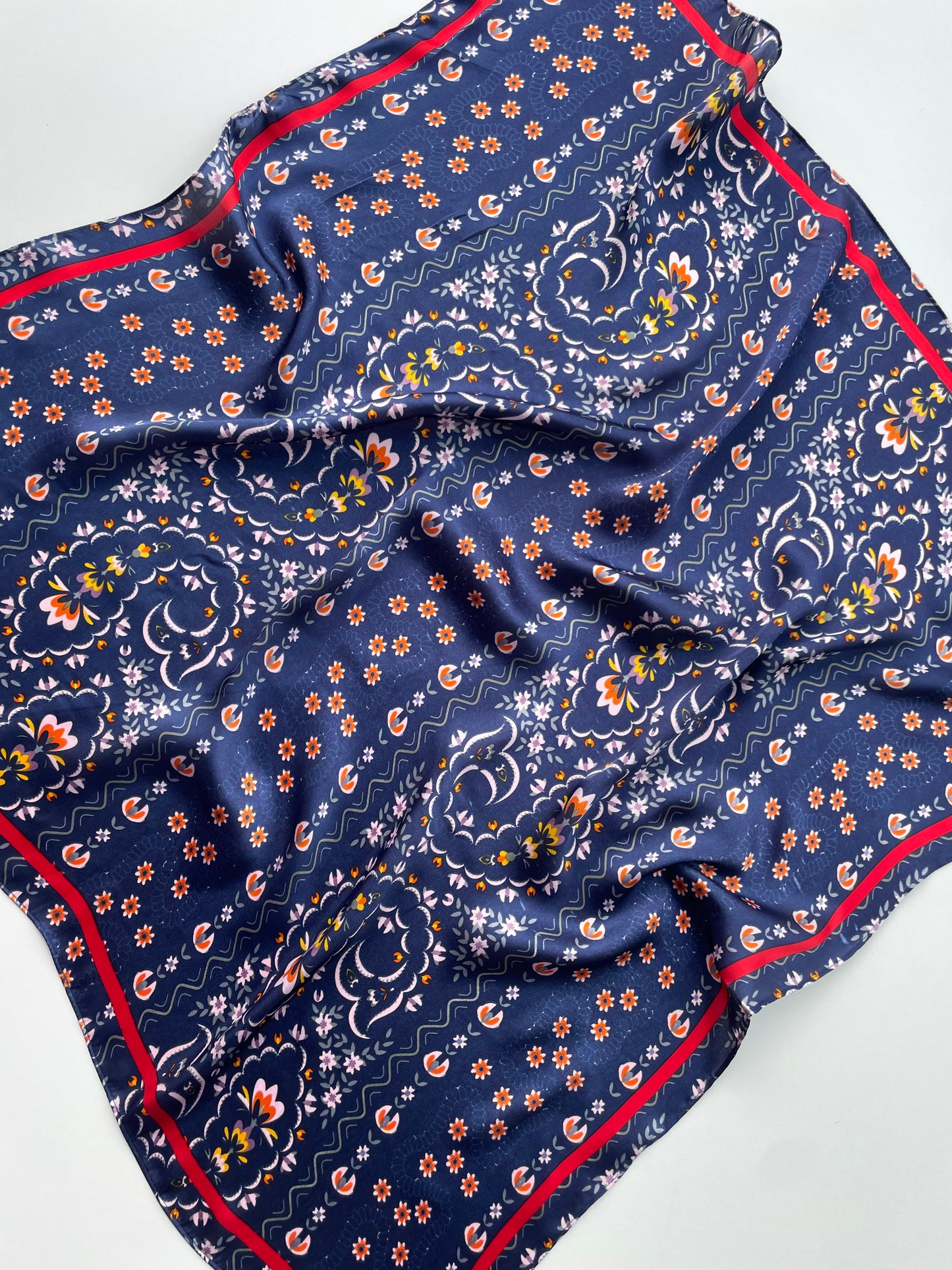 FOULARD CAPUCINE - MARINE