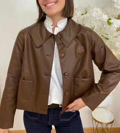 VESTE CLAUDIA - CHOCOLAT