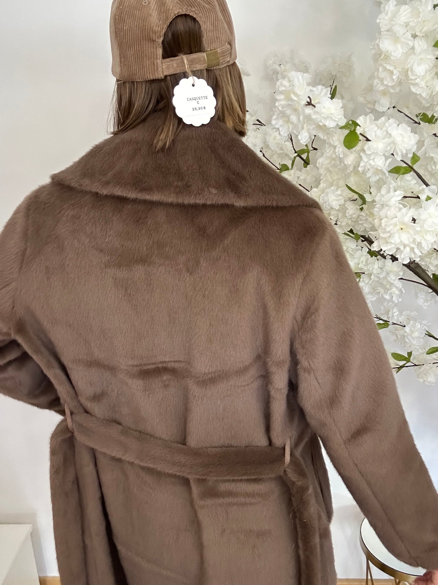 MANTEAU BROWN - LONG