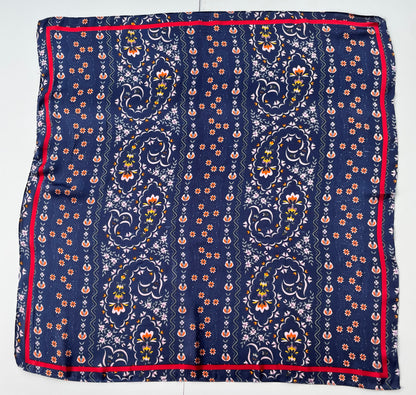 FOULARD CAPUCINE - MARINE