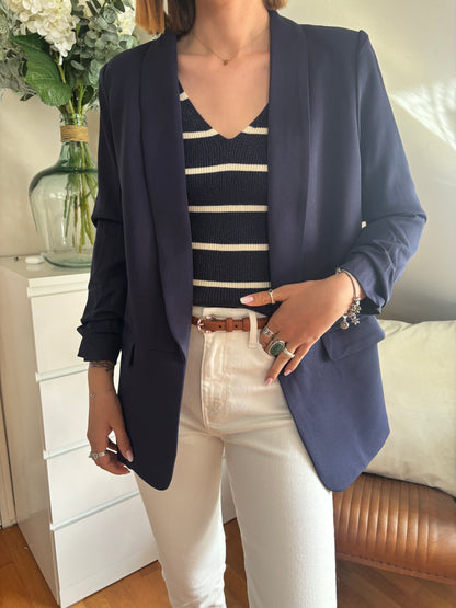 VESTE BLAZER BALI - BLEU MARINE