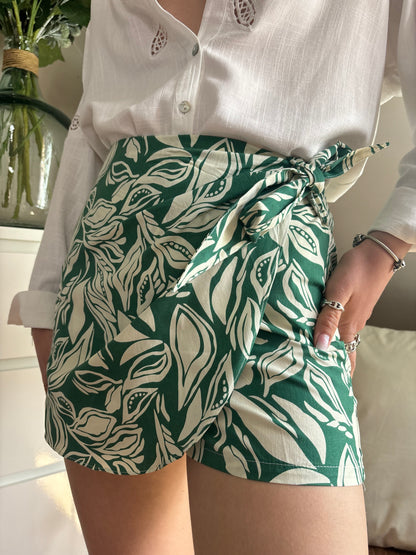 JUPE-SHORT ALMA - VERTE