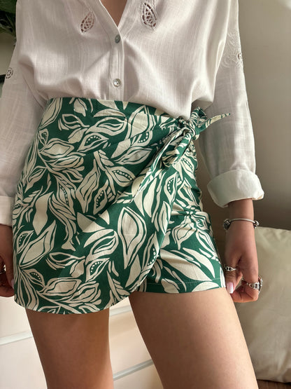 JUPE-SHORT ALMA - VERTE