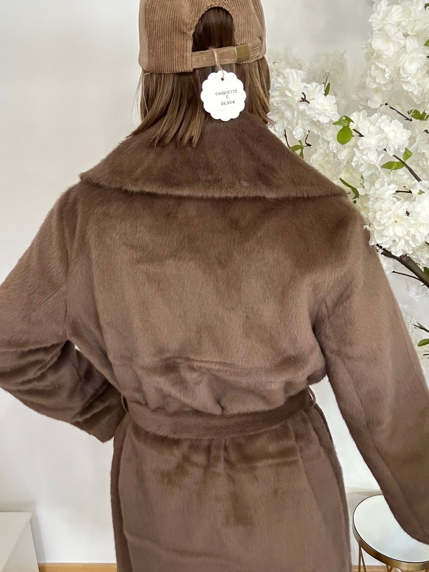 MANTEAU BROWN - LONG