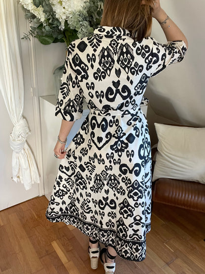 ROBE LONGUE BIBA - NOIR