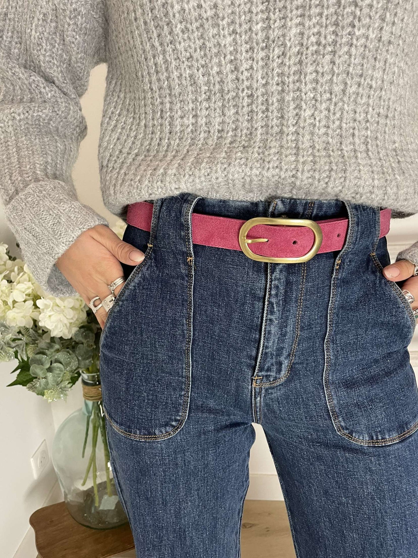 CEINTURE ROSE