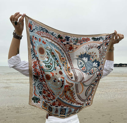 FOULARD LÉONARD - BEIGE